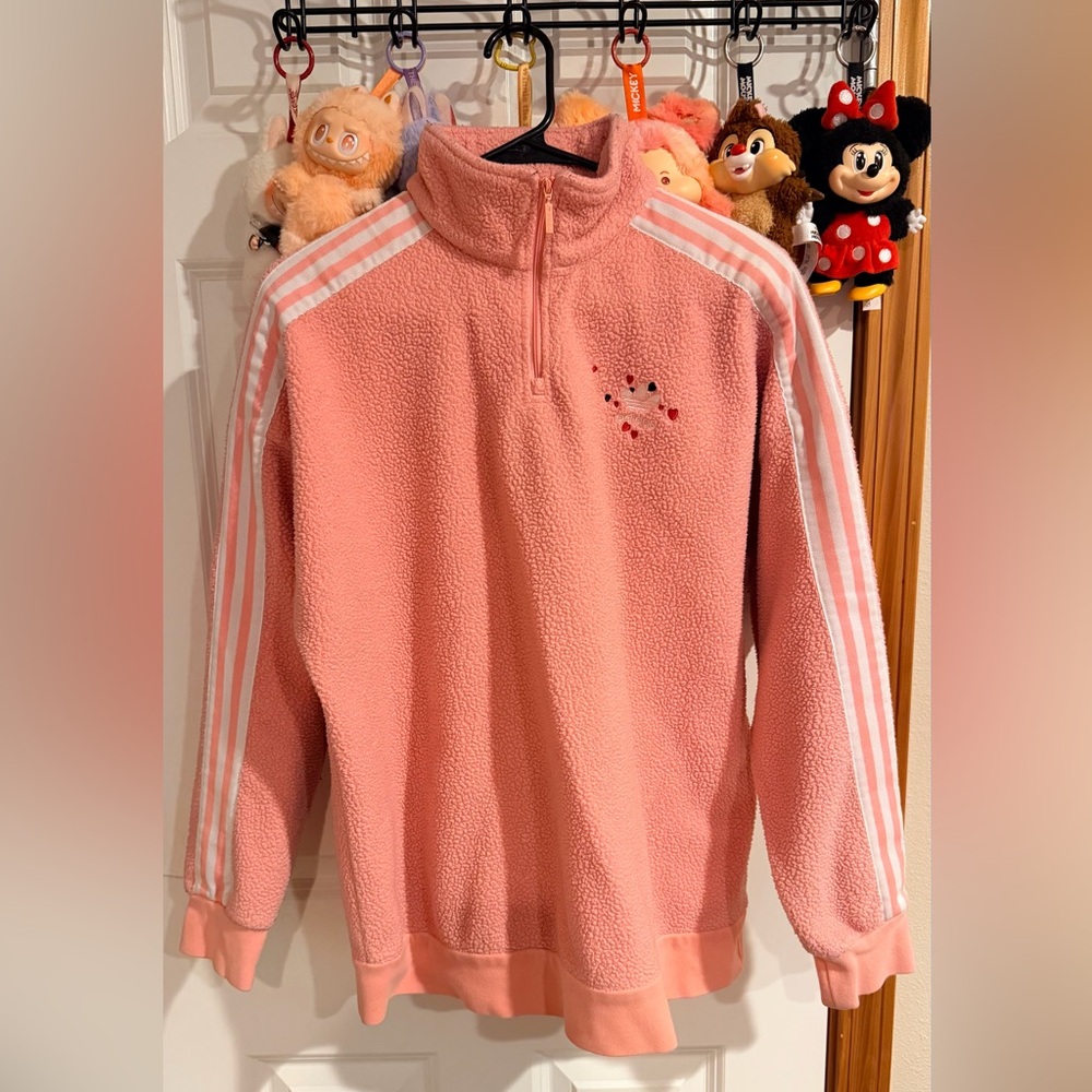 adidas Pink Fleece Jacket
